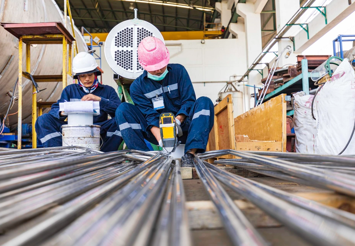 Precision retubing of a crude pre-heat exchanger bundle