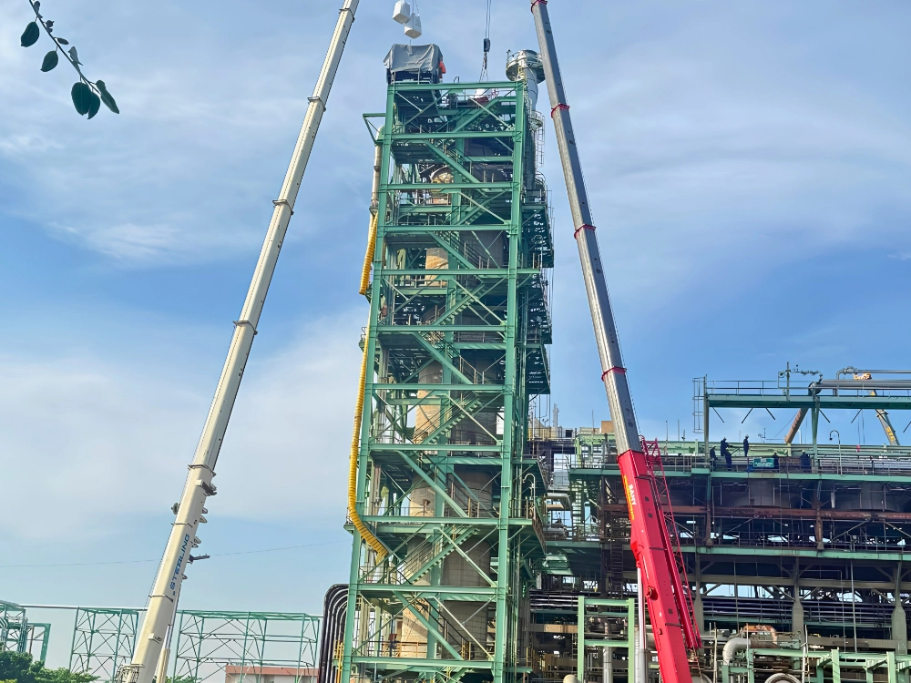 Dual Crane Heavy Rigging Plant Erection — image 1 of 1